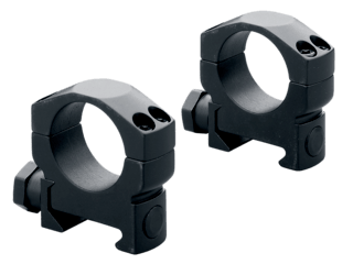 Leupold Mark 4 1inch Aluminum Scope Rings features a matte finish and mounts to picatinny rails